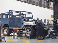 The FJ Company 1974 FJ43 30994 - Restoration - Paint - Assembly